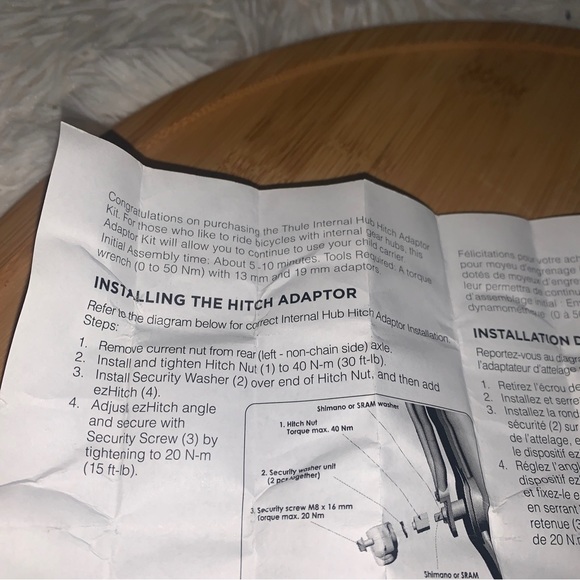 Thule Internal Hub Hitch Adapter - Picture 5 of 5